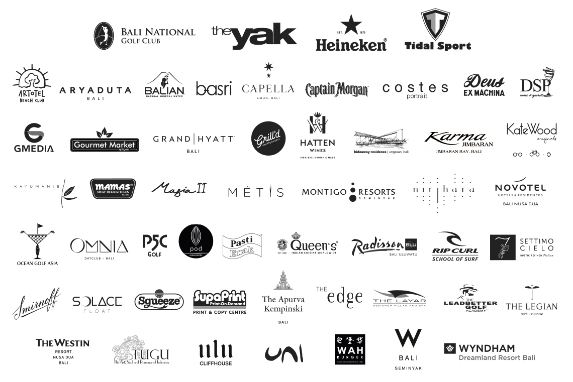 Yak Golf 2020 logo sponsors